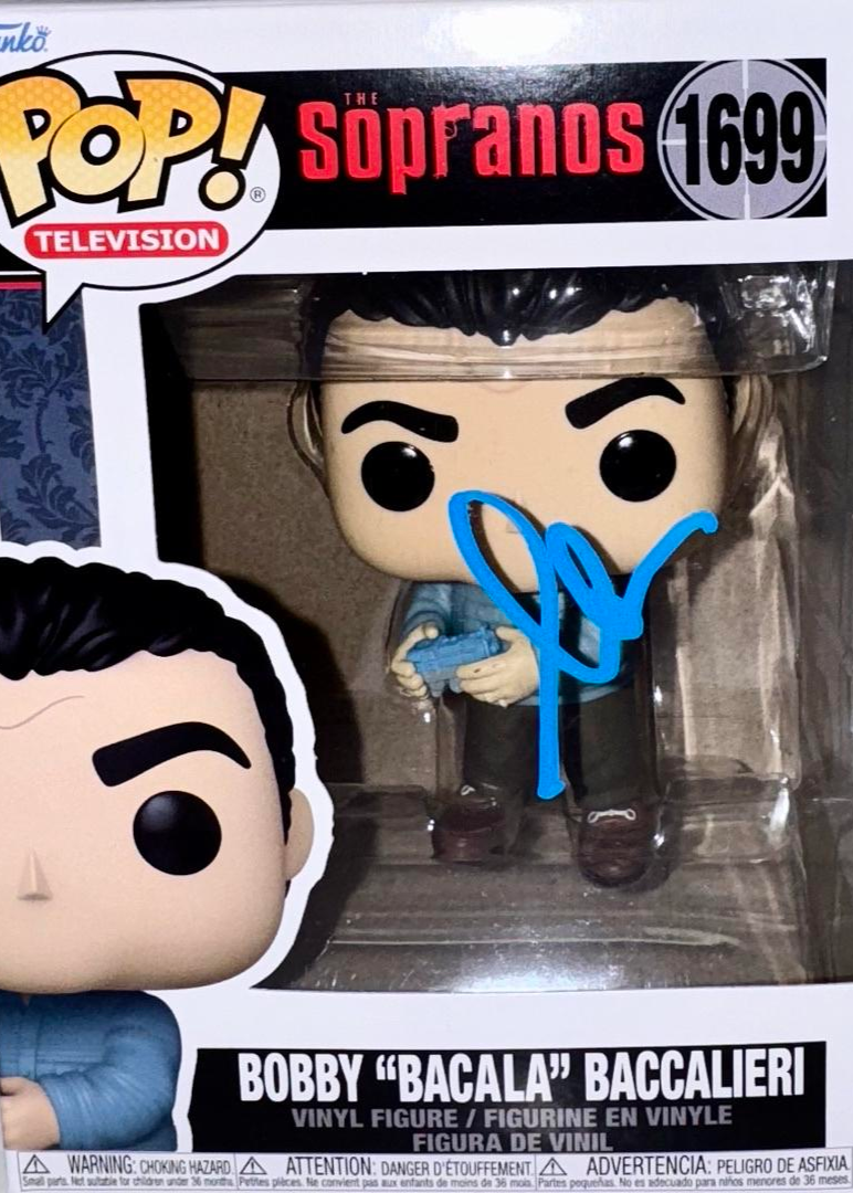 Steve Schirripa Signed Funko Pop #1699 "Bobby Bacala" (Sopranos) - Beckett COA #01